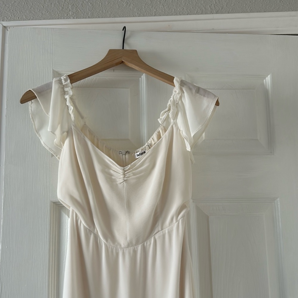 Reformation Off the Shoulder Dress